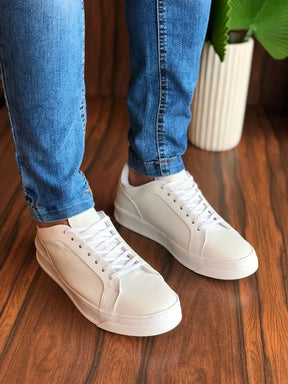 Tenis Calvin Ckj Couro Confort Branco