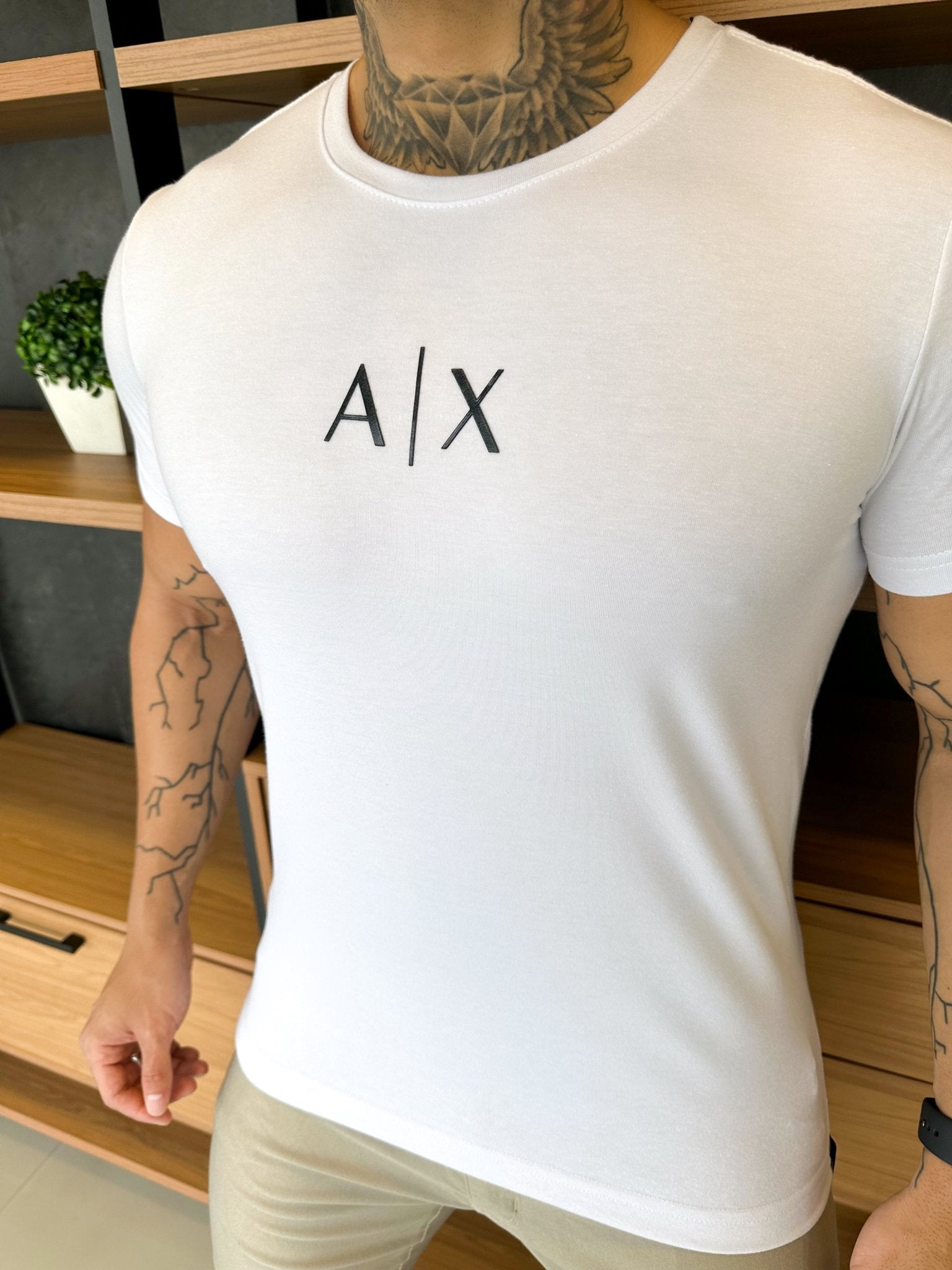 Camiseta AX Basic Branca