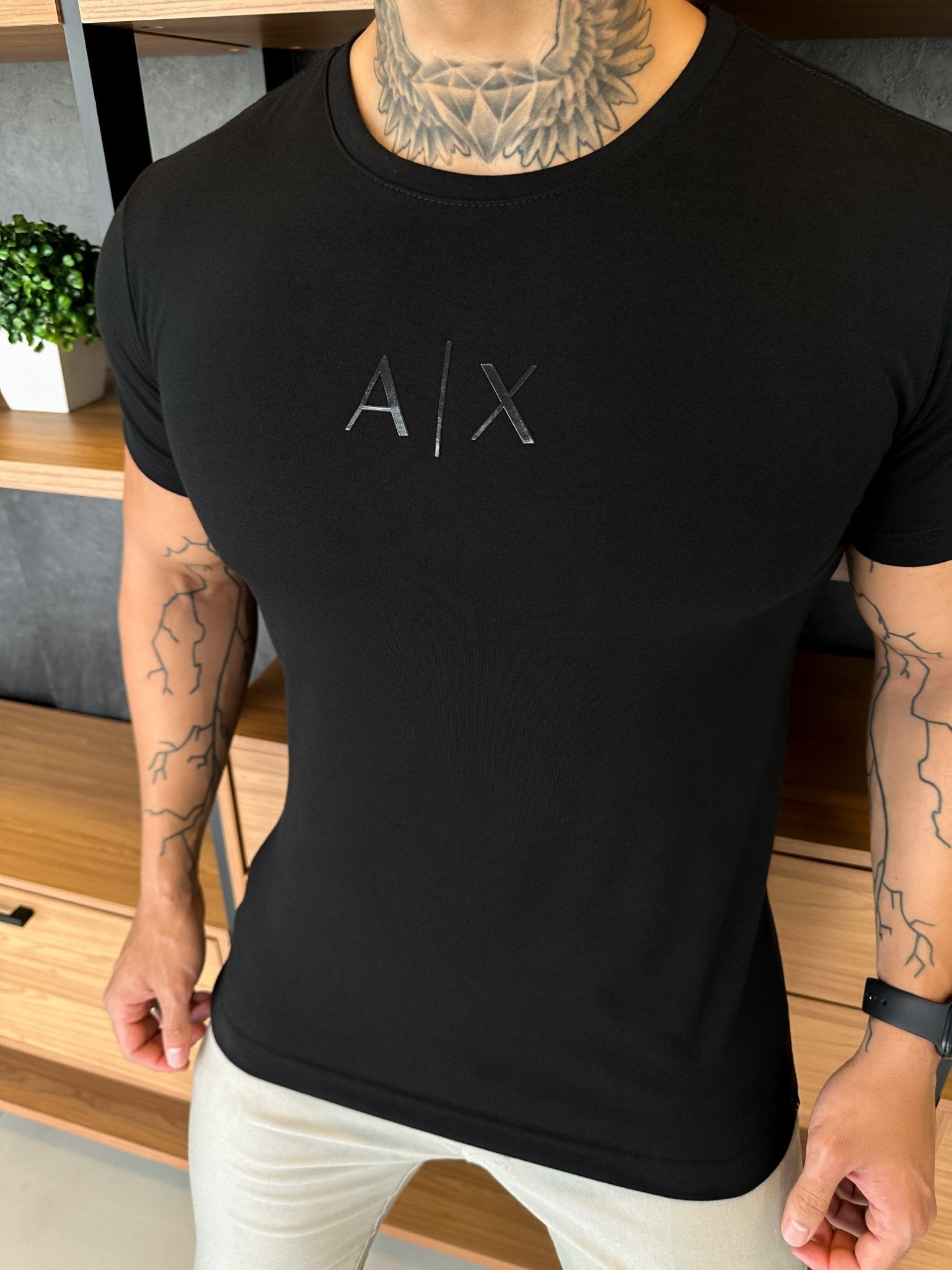 Camiseta AX Basic Preta