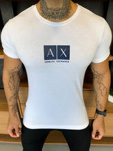 Camiseta AX Branca Logo Central