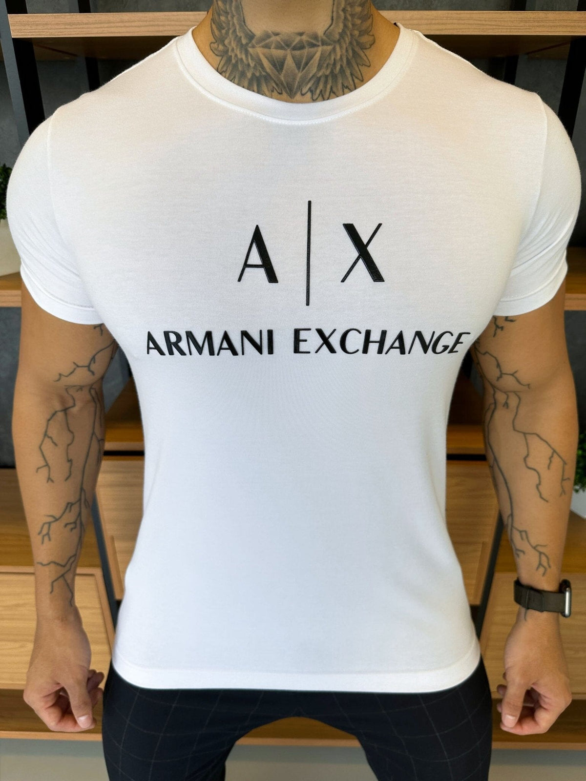 Camiseta AX Classic Branca